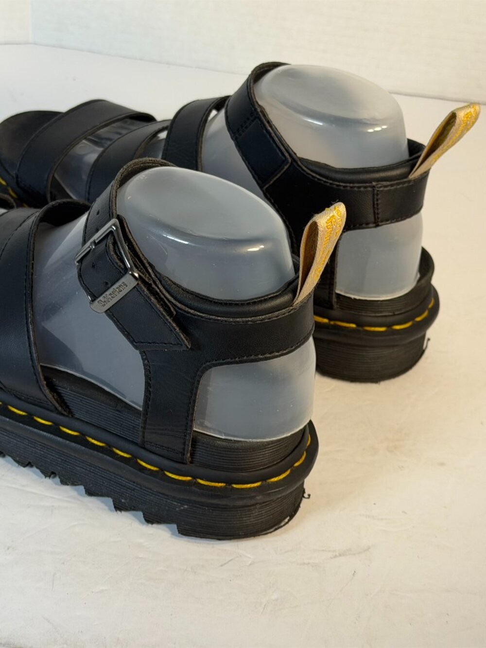 Dr. Martens L-7 Black leather sandals - Picture 5 of 16